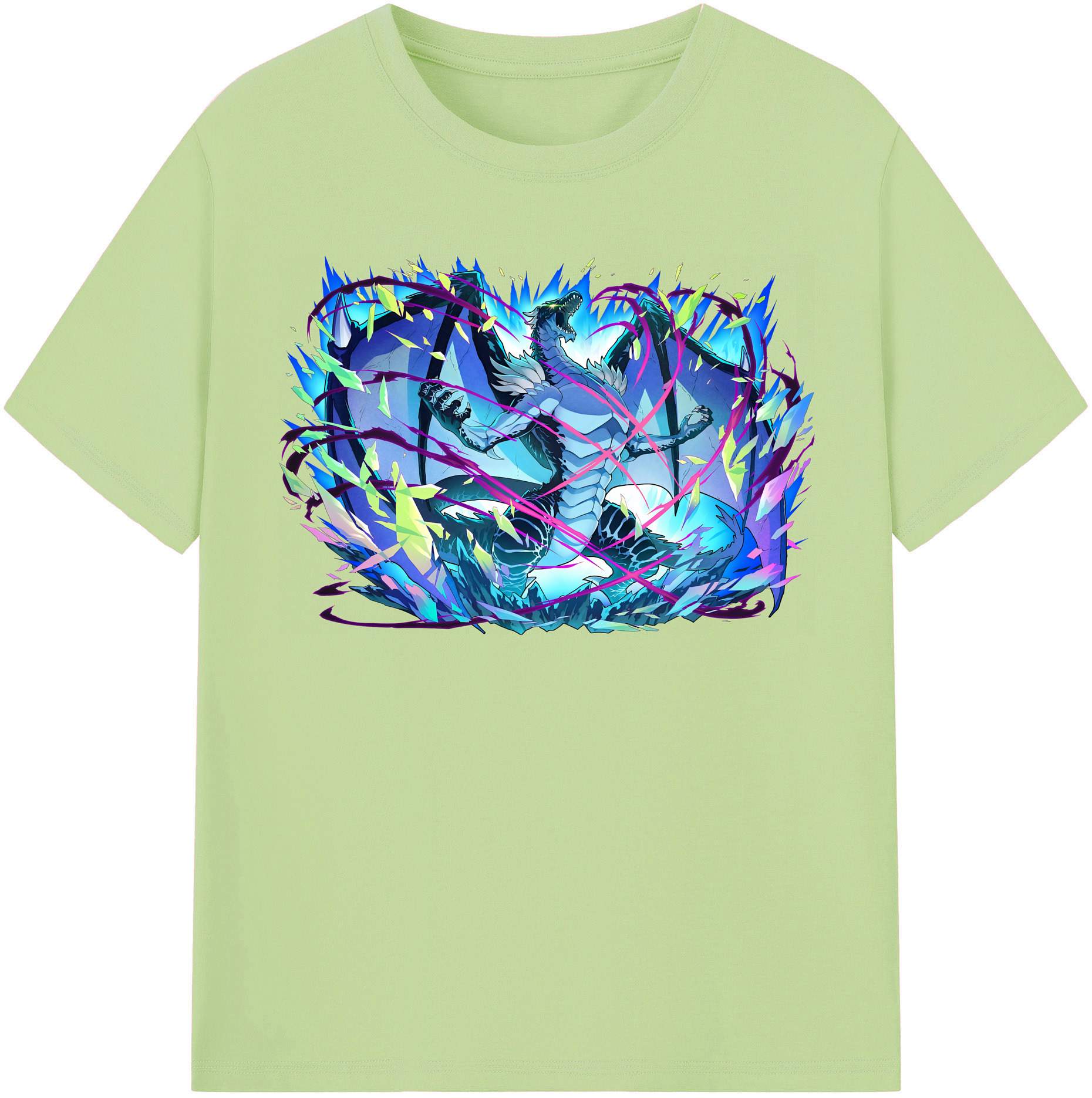 （画像用） 転スラ Regarding Reincarnated to Slime 綿100％半袖Tシャツ（フロントプリント）